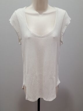 Free People Beach Linen Blend T-Shirt